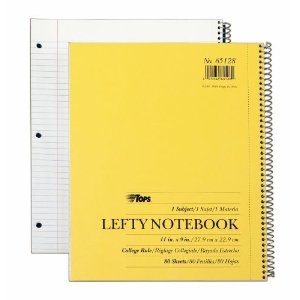 Spiral Notebooks for Left-Handers